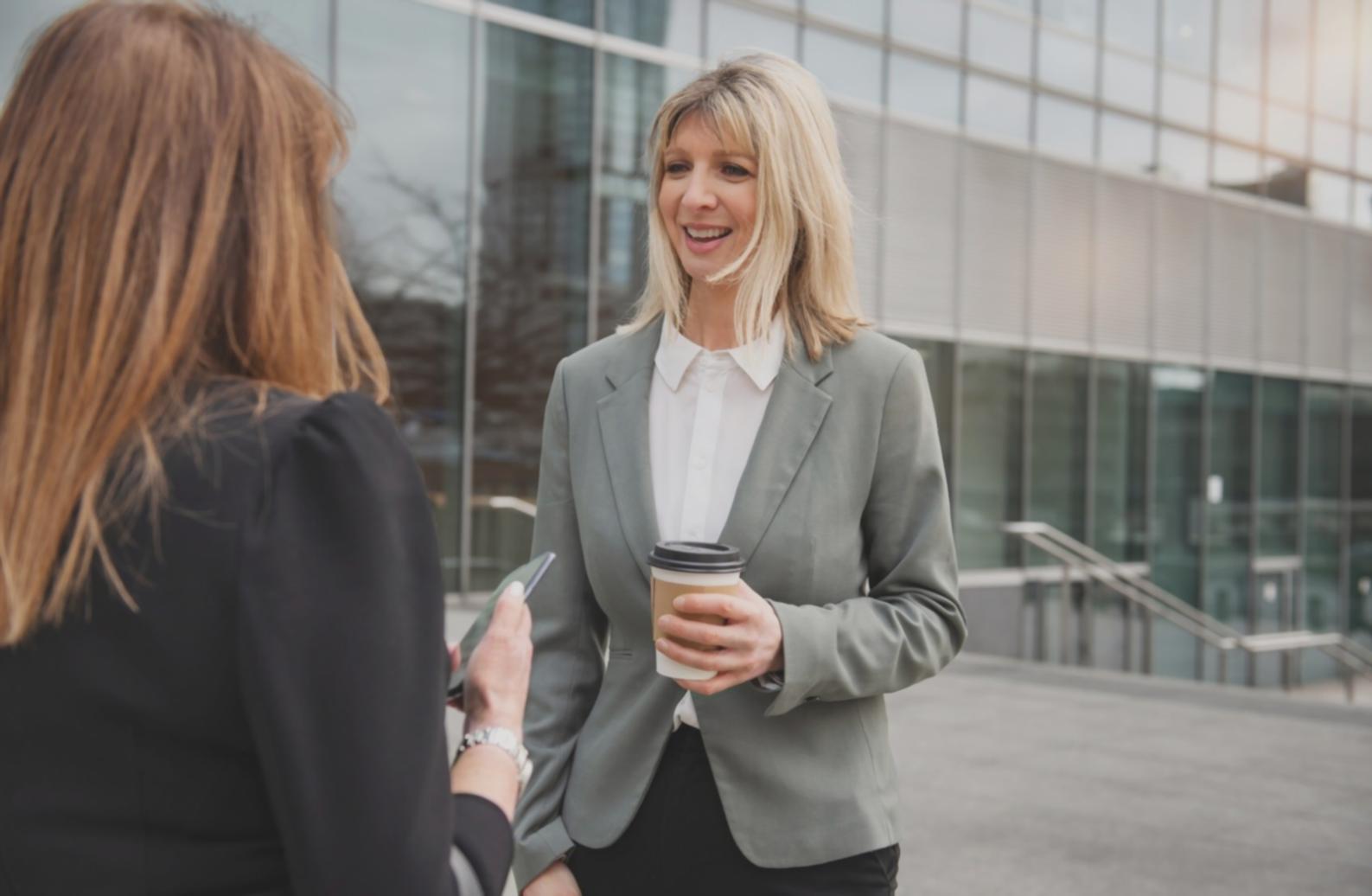 Modern office environment with financial planning tools and consultation setup